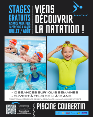 J'apprends à nager